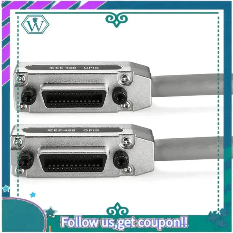 Cable de datos Gpib IE488 mejorado, 5X 1M, Cable de transmisión de comunicación de grado Industrial, Terminal Pci, Cable de Control Industrial