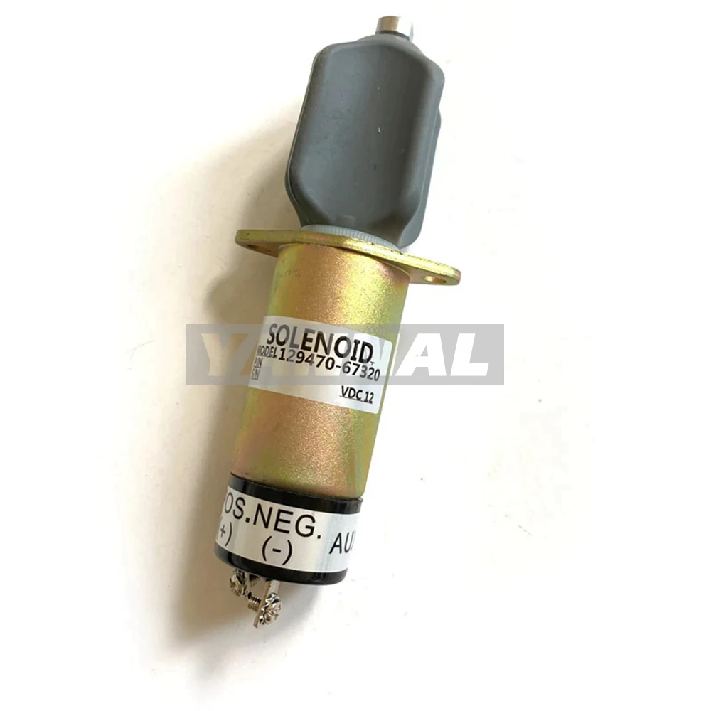 

High Quality 12V Fuel shut off Solenoid For Yanmar Engine 1502-12A7U1B1S 129470-67320