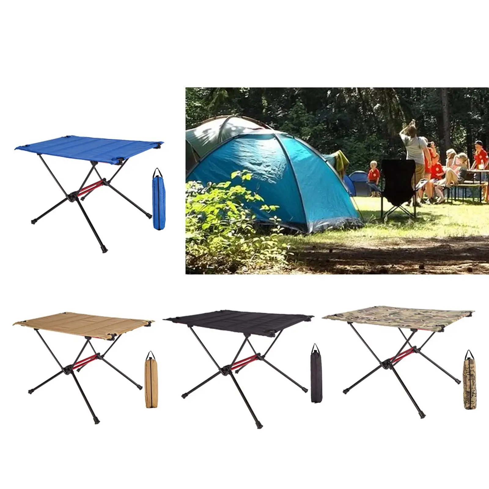 

Portable Folded Aluminum Table Lightweight for Outdoor Camping Hiking Picnic