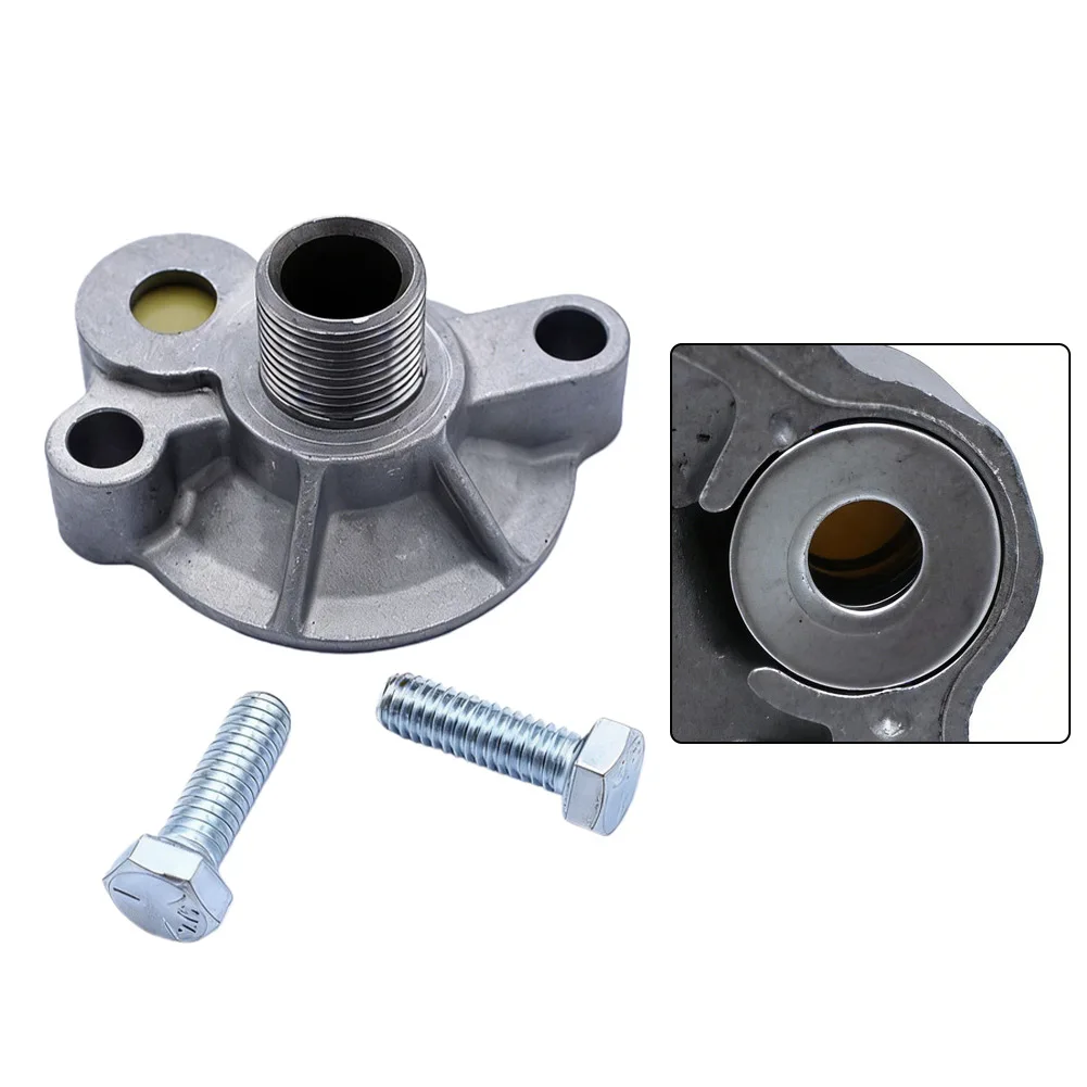 

Oil Filter Adapter for Chevrolet For V8 Engine Spin On Bypass Filter Fits Small Big Block 305 327 350 400 454 Models OEM 3952301