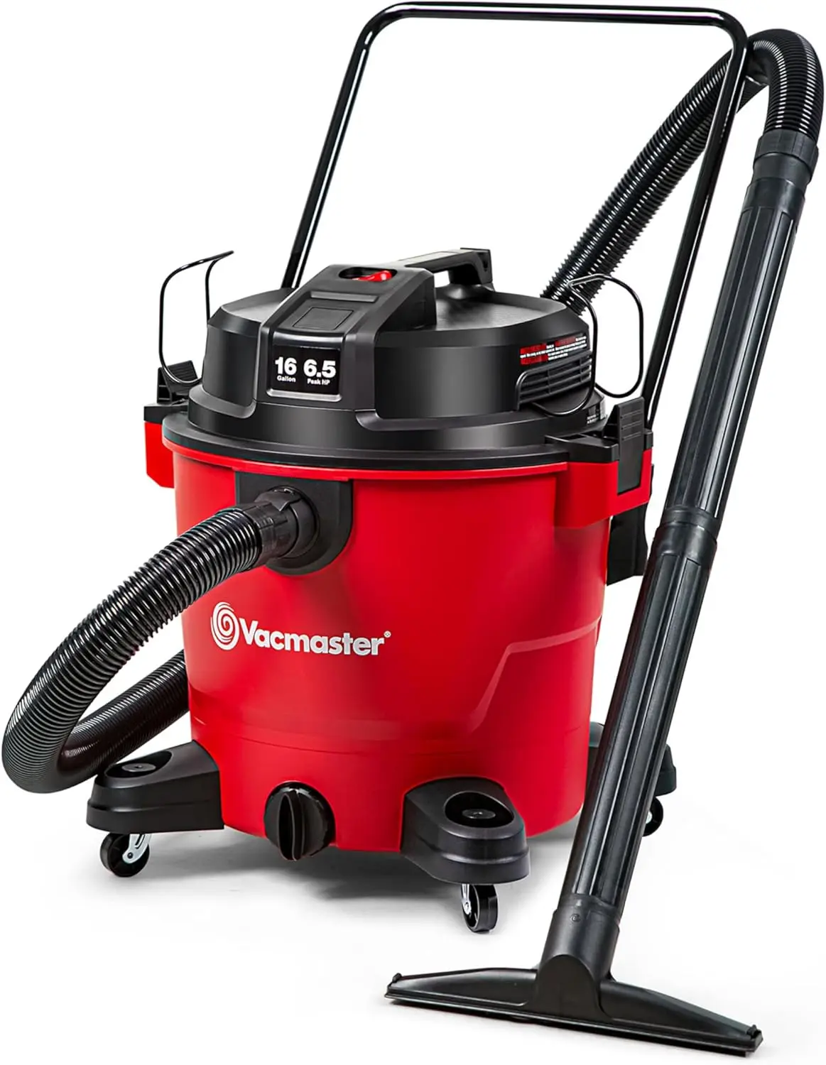 

16-Gallon 6.5 Peak HP† Wet/Dry Vacuum - VJH1612PF 1101, Red