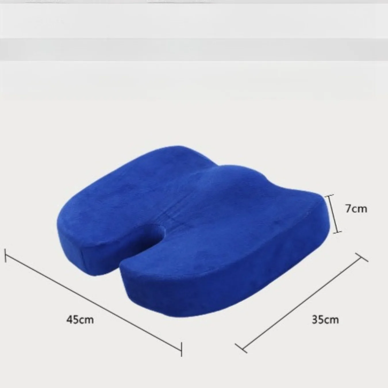 U Shape Ergonomic Memory Foam Cushion Slow Rebound Breathable Hip Pad For Office Chair And Automobile Seat Use