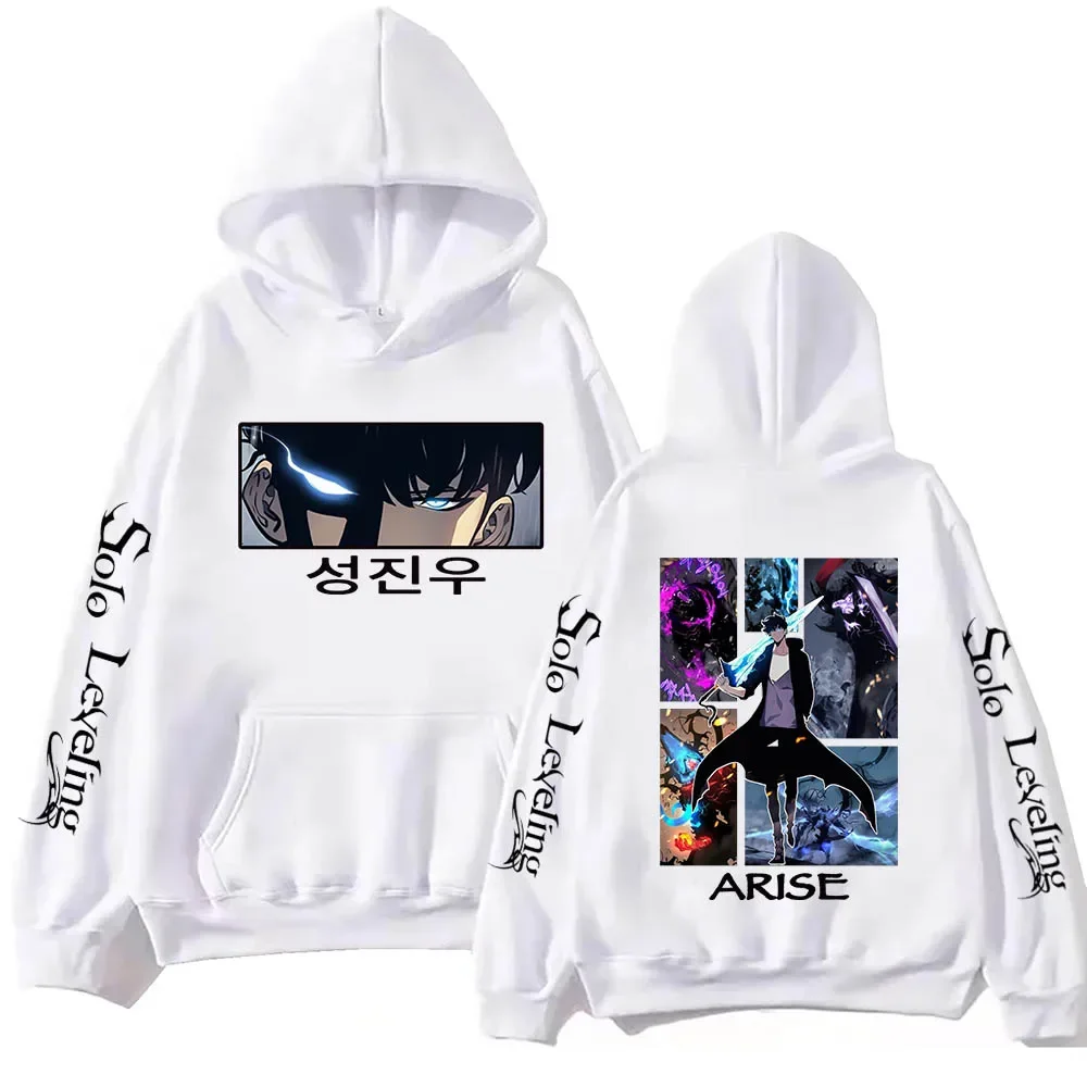 2025 Solo Seveling Hot Anime Hoodie Harajuku Hip Hop Pullover Tops Sweatshirt Fans Gift