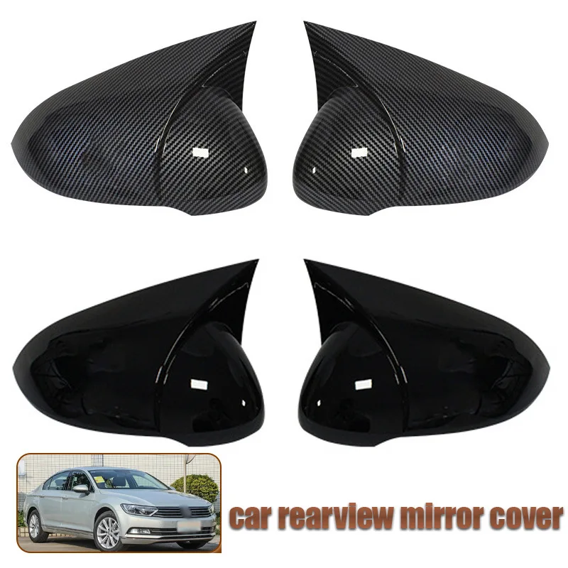 

For 17-19 Volkswagen Magotan B8 reversing mirror shell, horn shaped rearview mirror cover, adhesive exterior decoration
