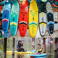 SUP Board Inflatable Stand Up Paddle Board Non-Slip Surfing Board with Air Pump Carry Bag Standing Boat Wakeboard Longboard