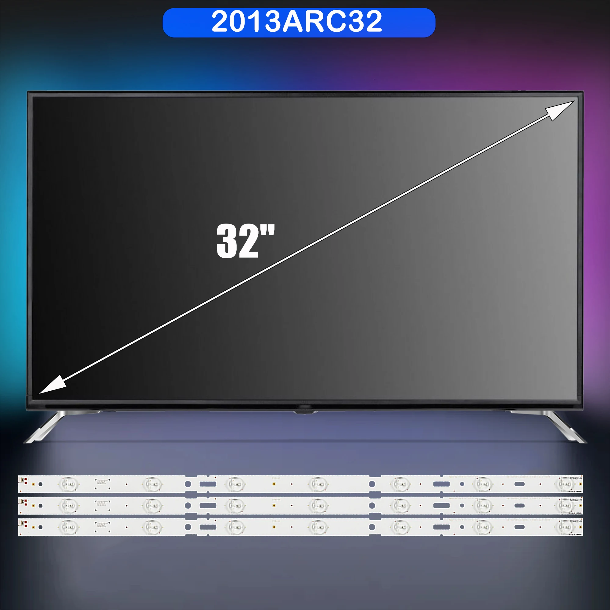 LED Backlight Strip for 32VLE4401BF 32VLE4401BF 32VLE4500WF 32VLE4500WF 32VLE5400BN 32VLE5401BG 32VLE5401WG 32VLE5404BG