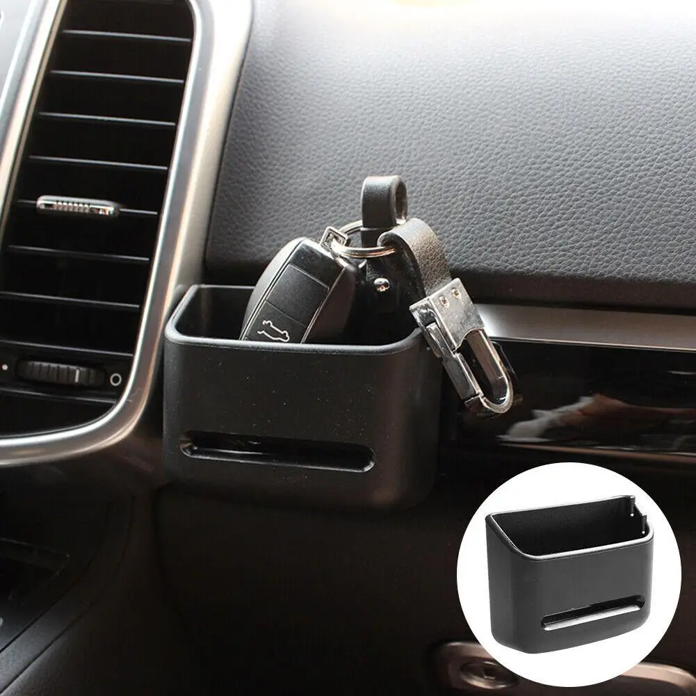 

Car Storage Box for Coin Card Mobile Phone Holder Auto Interior Supplies Sundries Bracket Soft PVC Car Organizer Box Access C2T5