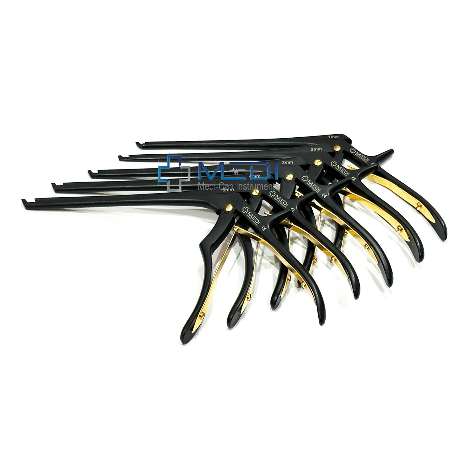 MEDICAB Kellyson bone scissors, 1 piece, (1mm-5mm) 45° upper bite, nerve spine surgical instrument, stainless steel, manual, MOL