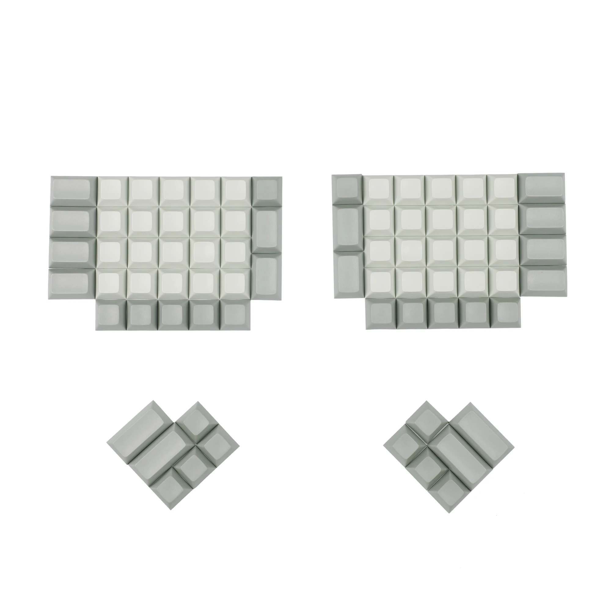 DSA PBT Blank Keycap Set Für Ergo Ergodox Planck Preonic Lilie 58 Tastatur