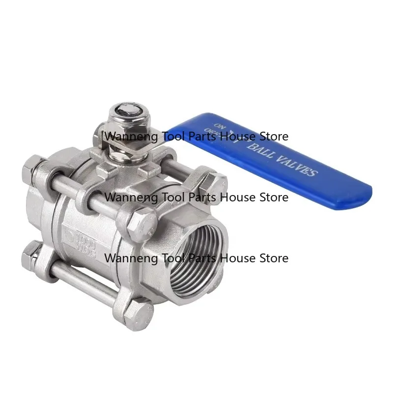 High Temperature Stainless Steel Internal Thread Ball Valve 3-Piece Q11F-16P Hot Selling Industrial Control Valve