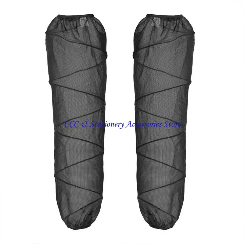 

Q1JC Pair Mosquitoes Proof Protective Sleeves with Not Porous Nylon Arm Covers for Outdoor Camping Fishing & Hiking Activity