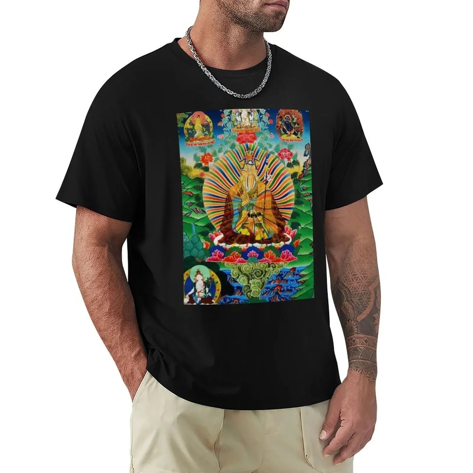 

Dzogchen Buddhism - Rainbow Body - 02 T-Shirt vintage graphic tee man t shirt funny t shirts men