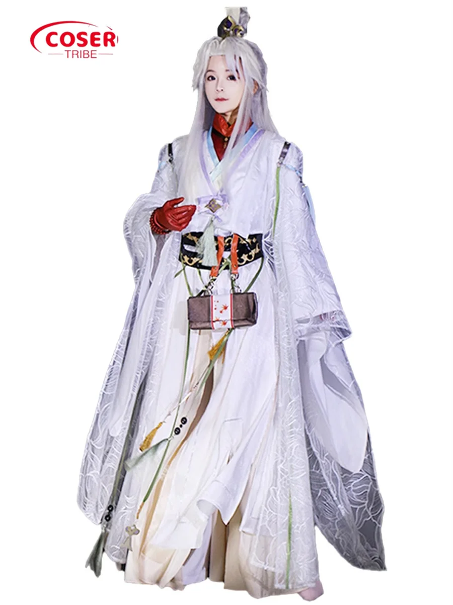 COSER TRIBE Anime Game Code name Zhang Zhongjing Antiquities  Handsome  Halloween Carnival Role CosPlay Costume Complete Set