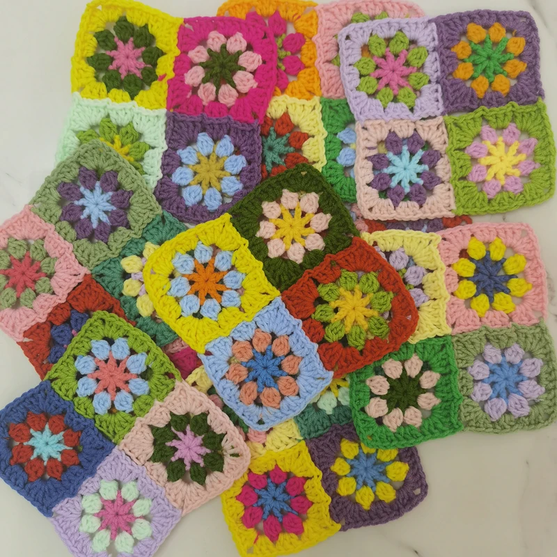 Original Vintage Pure Handmade Pastoral European Style Pastoral Coaster Meal Mat Pot Mat Clothing Patch 15CM 10PCS/LOT