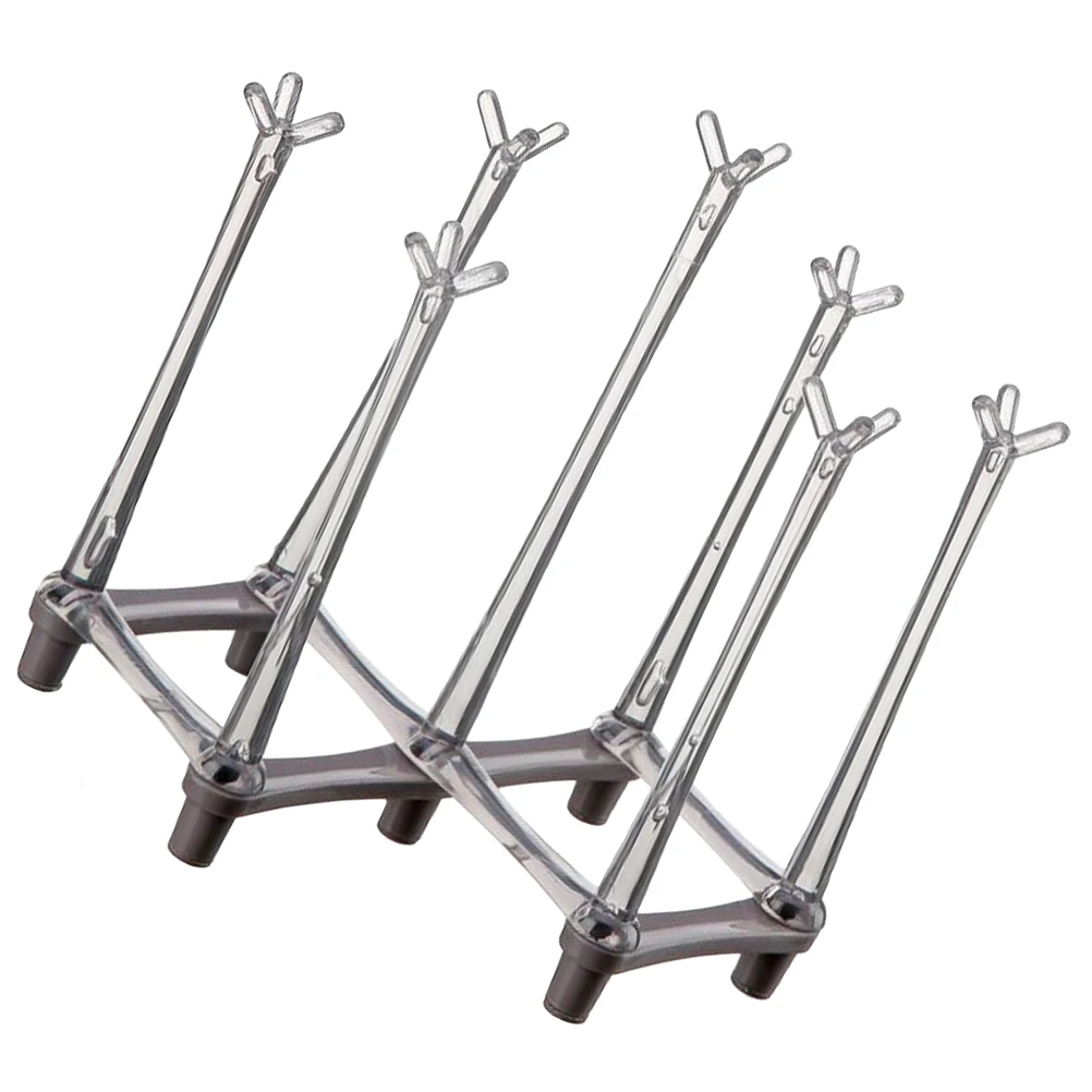 

Telescopic Collapsible Cup Holder Rack Water Bottle Drying ABS PP Tree Branch Design Fits Glass Teacup Kitchen Counter