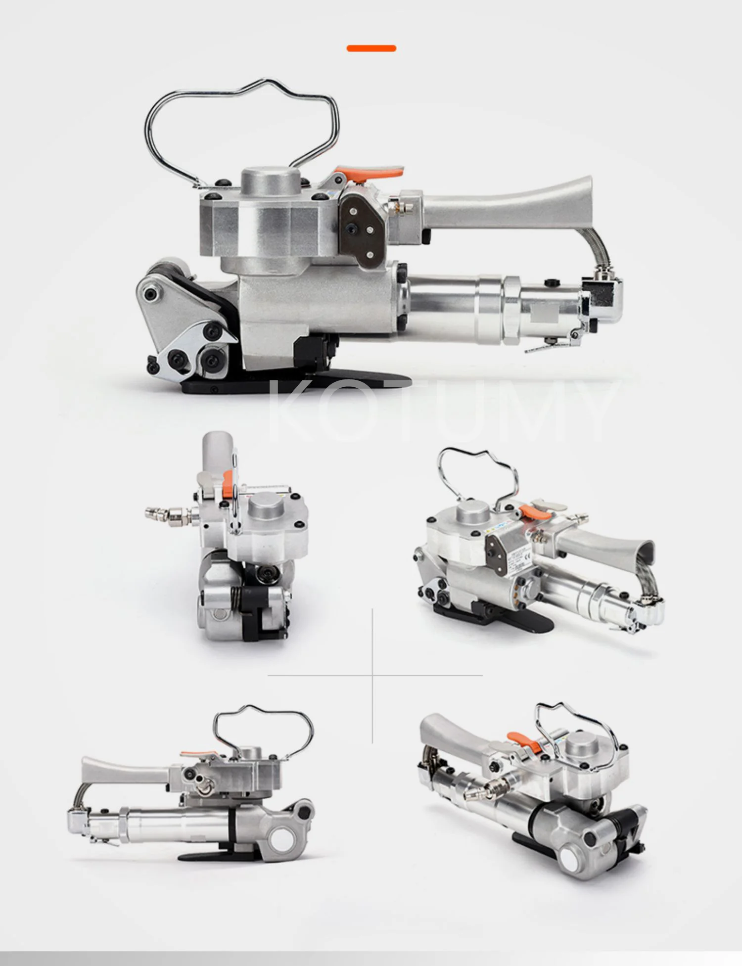 PP PET Portable Pneumatic Strapping Machine Handheld Packaging Tool Suitable for 19mm 25mm Belt A19/A25