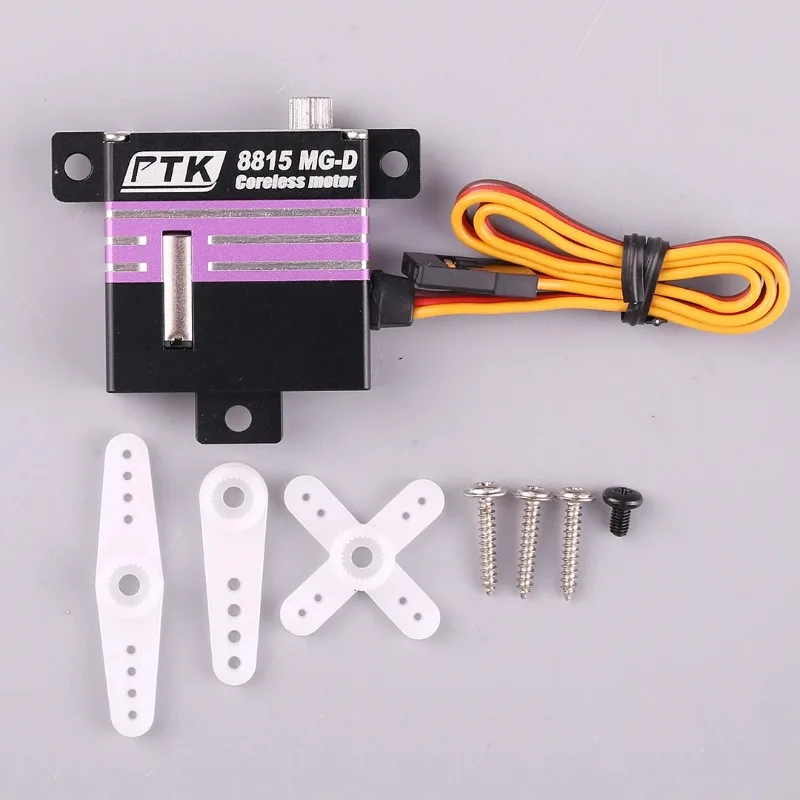 PTK 8815 MG-D 15KG Servo All Metal Geared Aliante Ad Ala fissa Modello RC Aereo Programmabile Coppia elevata Servo impermeabile KST X10