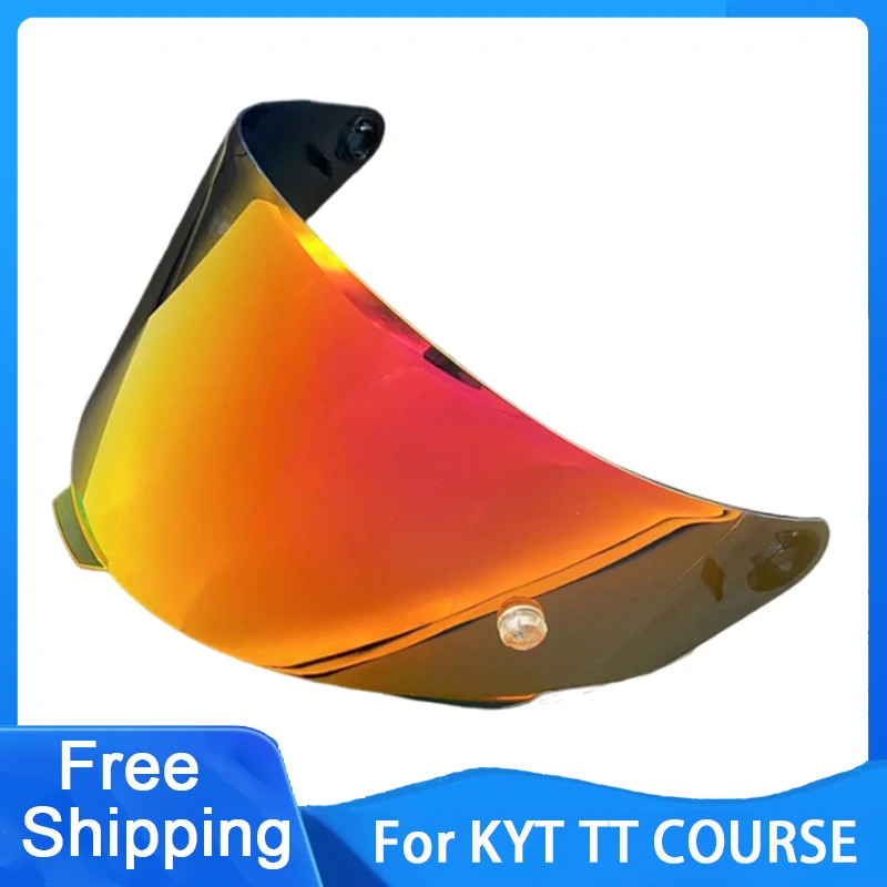 

TT COURSE Motorcycle Helmet Visor Lens For KYT TT COURSE Replace Anti-UV Anti-Scratch Dustproof Windshield Helmet Accessories