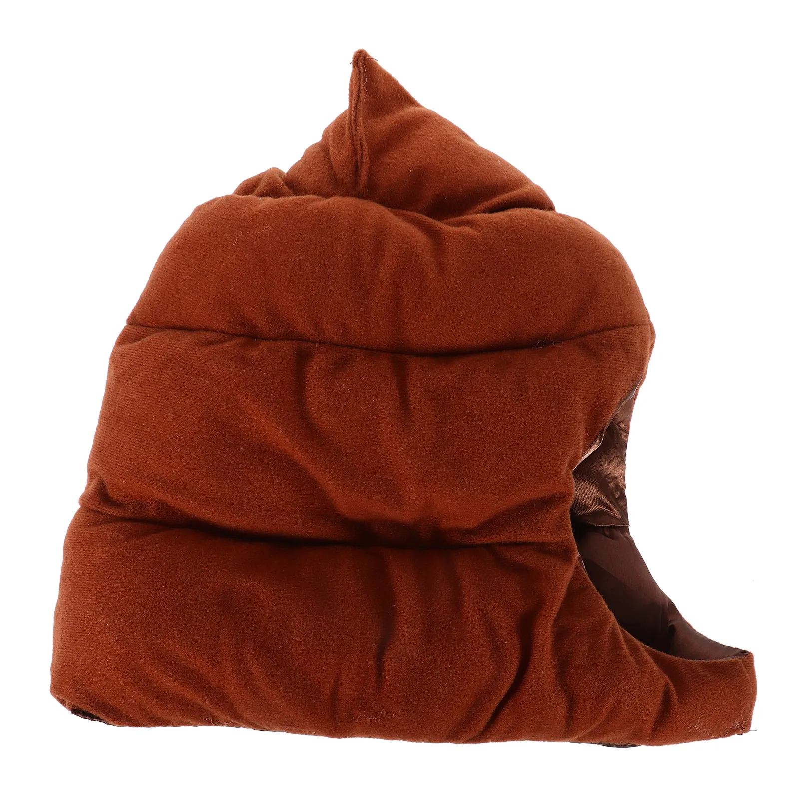 قبعة كبيرة على شكل أنبوب للمراهقين، قبعات رأس لعبة بني فاتح مضحكة للهالوين للبالغين