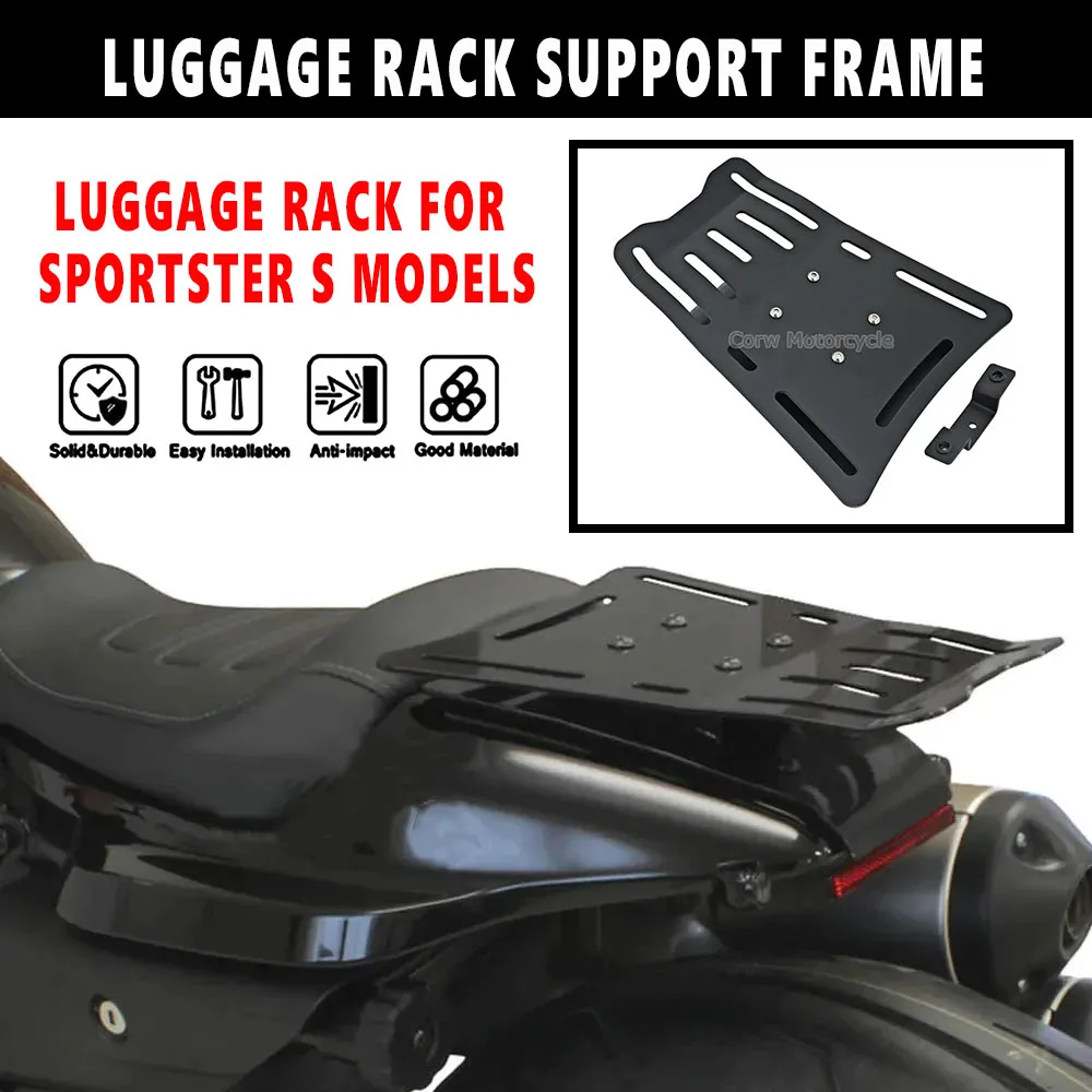 RH1250 S NEW Motorcycle  Accessory Rear Fender Luggage Rack Support Shelf Solo Seat  Suitable For Harley RH1250 S 2022 2021