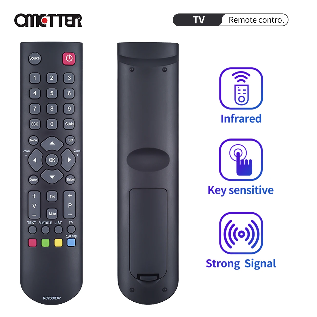 RC2000E02は適切なtclテレビリモコンRC3000E02 RC3000E03 L26E3140C L26E3150C L32D3300C H32B3803 H24E44333