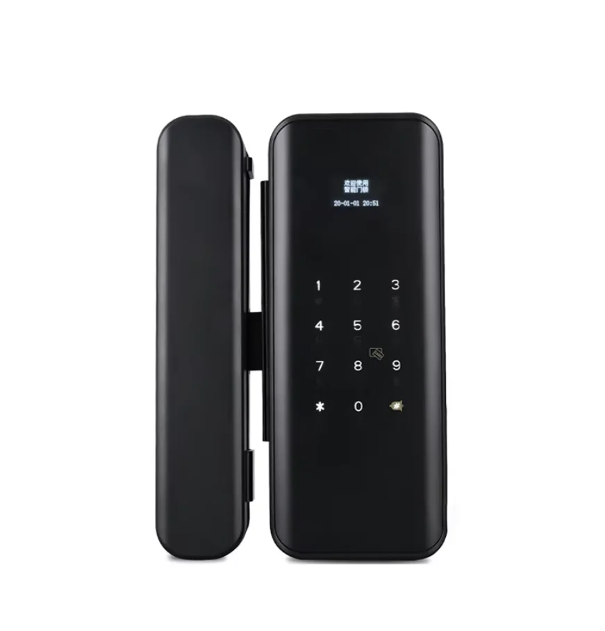 

July005 High Quality Tuya Smart Life App Wifi Digital Lock Intelligent Fingerprint Password Keyless Smart Lock for Aluminum Glas
