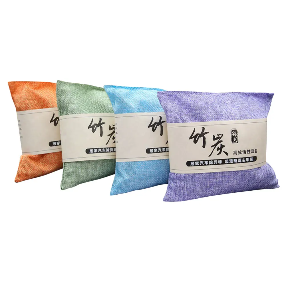 

4pcs Bamboo Charcoal Bags Activated Carbon Odor Absorber Freshener Remover Home Closet Shoe Deodorizer