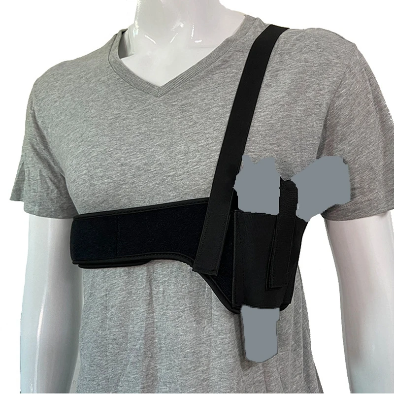 Funda neopreno pistola oculta cintura hombro derecha izquierda - imagen 3