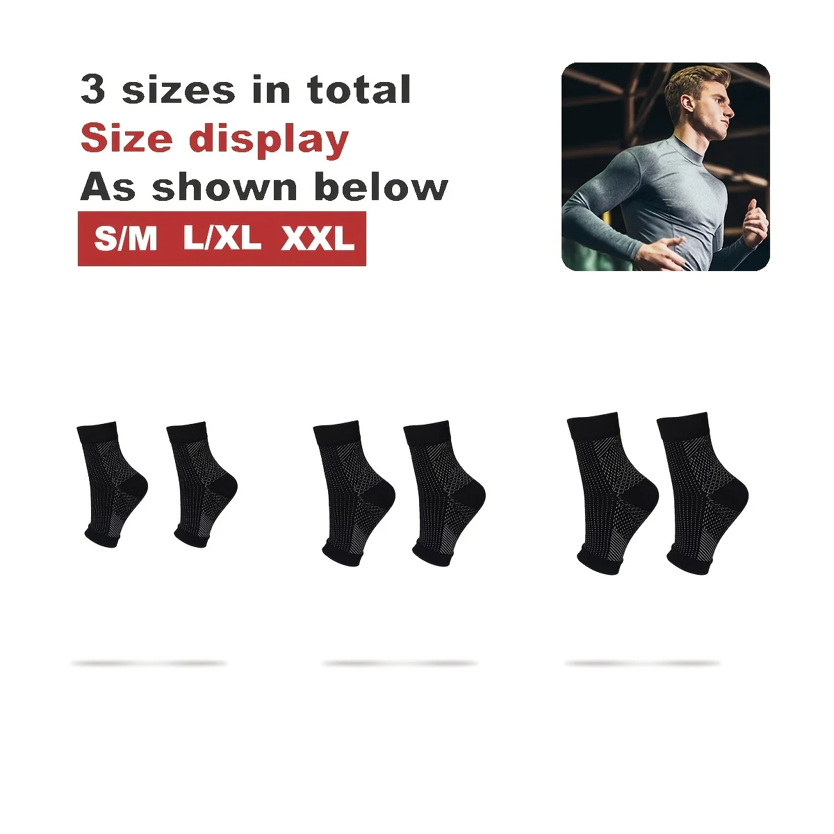 Kaus Kaki Penyangga Pergelanga - Ankle Brace Sock ulasan dan harga