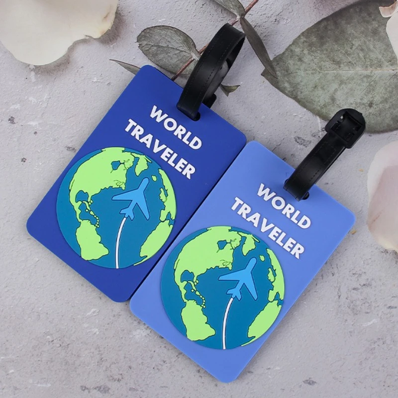 

Мягкая милая багажная бирка с буквенным принтом, дорожная бирка для мужчин и женщин, именная бирка для чемодана, бирки для сумки, этикетки для багажа, дорожные аксессуары