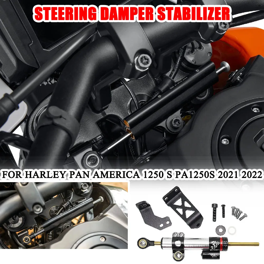

1250 S New Motorcycle Directional Shock Absorber Mounting Bracket Stabilizer Kit Suitable For Pan American 1250 S PA1250 S 2021