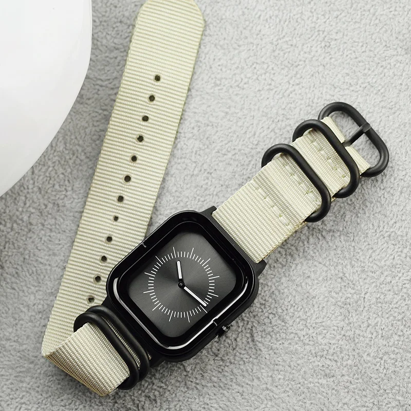 2023 Enmex Luminous pointer wristwatch Solar pattern creative design  canvas strap fashion quartz clock men  watch