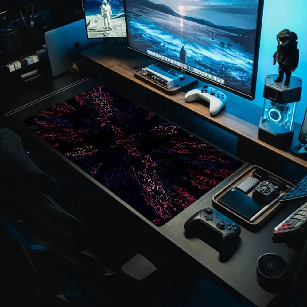 

Color collisionMouse Pad Large Gaming Mouse Pad Keyboard Gamer Rubber Anti-wrinkle Non-slip Bottom Desk mouse pad Mat