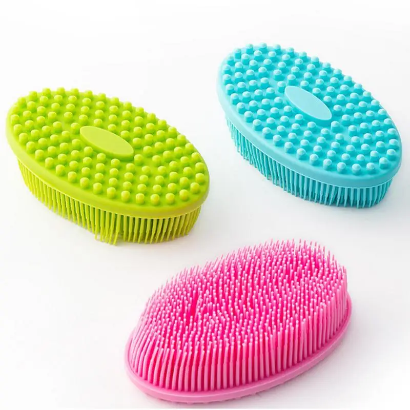 Silicone Sponge Dish Brush Kitchen cleaner brush Cleaning Brush  Efficient Sponge Kitchen Gadgets Dish Pot Scrubber Brush