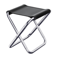 2025 New Camping Stool Mini Folding Stool Small Bench Aluminum Alloy Bracket Chair Lightweight Collapsible Fishing Stool Outdoor