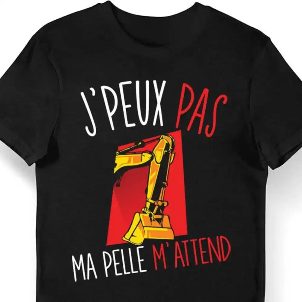 Tractopelle T Shirt I Can'T My Pelle Expects Me Bio Men'S Child And Body Baby