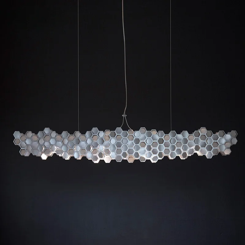 Postmodern Stainless Steel Pendant Light Reflective Decorative Effect for Restaurant Bar Table Lamp Designer Personal Touch