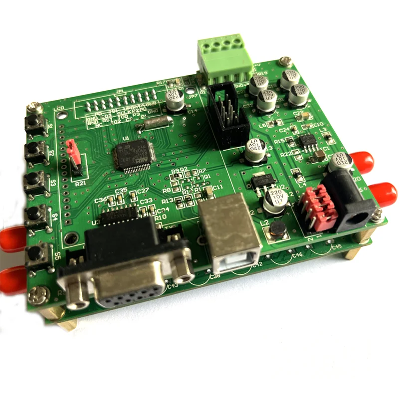 AD9958 AD9959 2/4ช่อง500MSPS สัญญาณ DDS โมดูล3-Phase สัญญาณ STM32F103 V3 Original ซอฟต์แวร์ PC