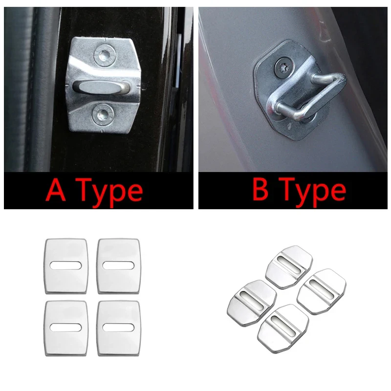 For BMW 1 3 4 5 7 Series X5 X6 F30 F10 F15 F16 F34 F07 F01 F15 F16 Car Door Lock Cover Sticker Protection Decoration Accessories