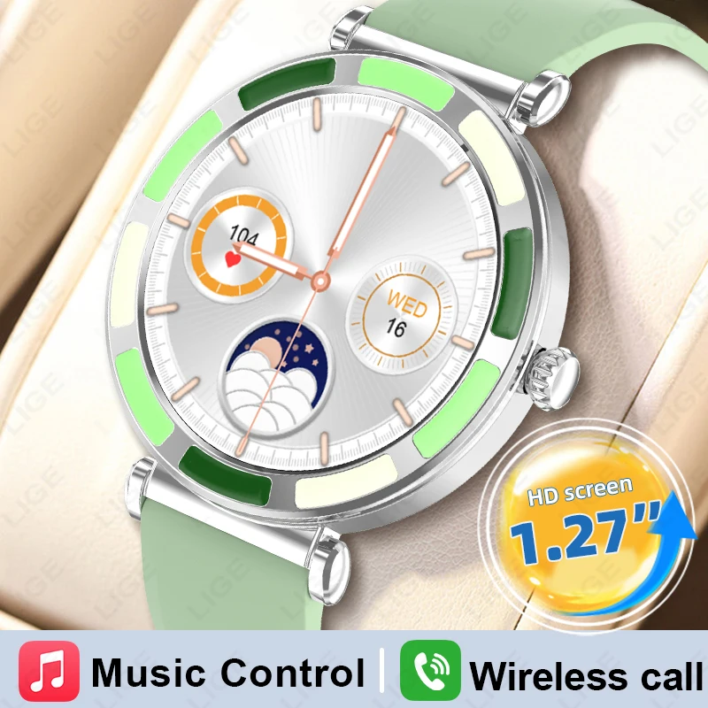 

LIGE New Bluetooth Call Smart Watches Women Waterproof Sports Fitness Heart Rate Monitor Smartwatch Women's Smartwatch 2025