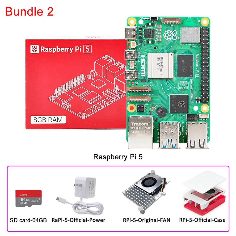 Raspberry Pi 5 (RAM 8GB) セット Amazon.com: RasTech Raspberry Pi 5 Kit 8GB RAM with Pi 5 Case