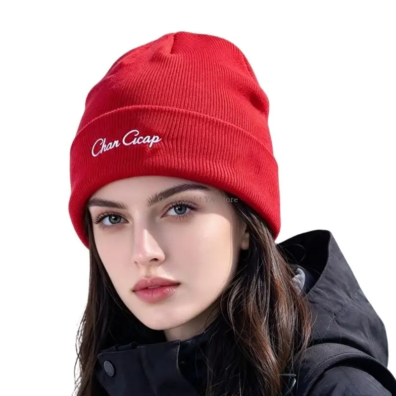  Ribbed Cold-Weather Hat with Folded Band, Soft Nylon-Blend Texture, and Head-and-Ear Coverage for Walking and Travel