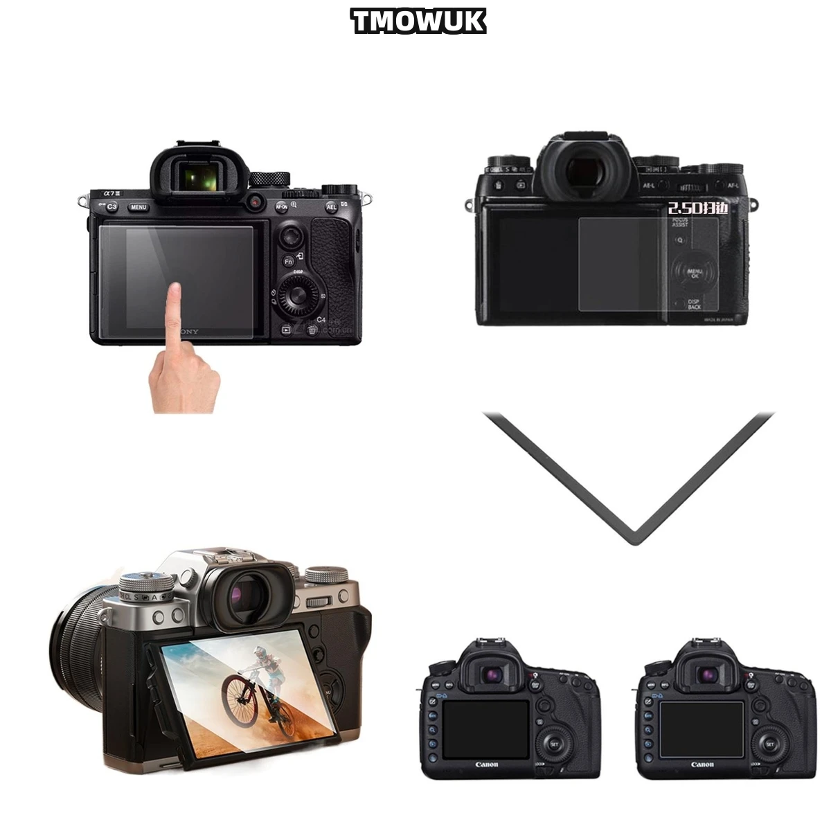 

For Fujifilm X-100T X-100 X-100S X-100F LCD Screen Protector Tempered Glass 9H Hardness HD Clear Film