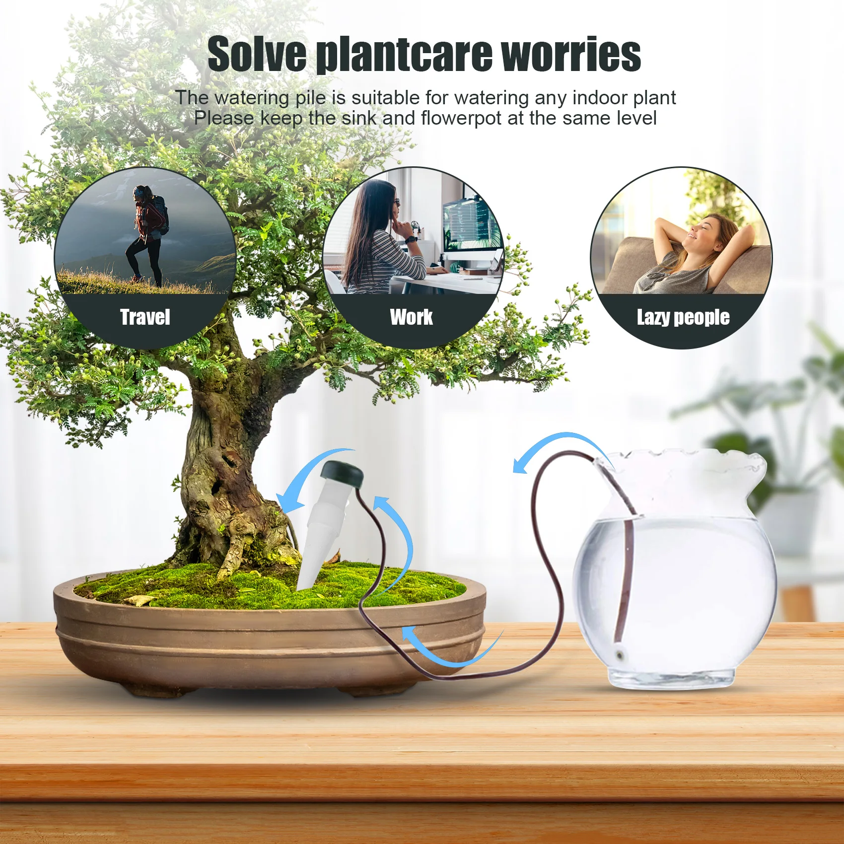 A20F-Watering Pile Automatic Watering System, Outdoor Indoor Plants Are Slowly Released From Drip Irrigation (16)