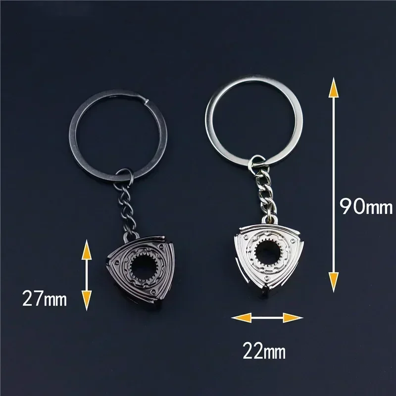 محرك سلسلة المفاتيح المعدنية اكسسوارات لمازدا RX8 236 Atenza Axela تدوير Wankel مفتاح سلسلة المحرك الدوار توربو المفاتيح أجزاء #6