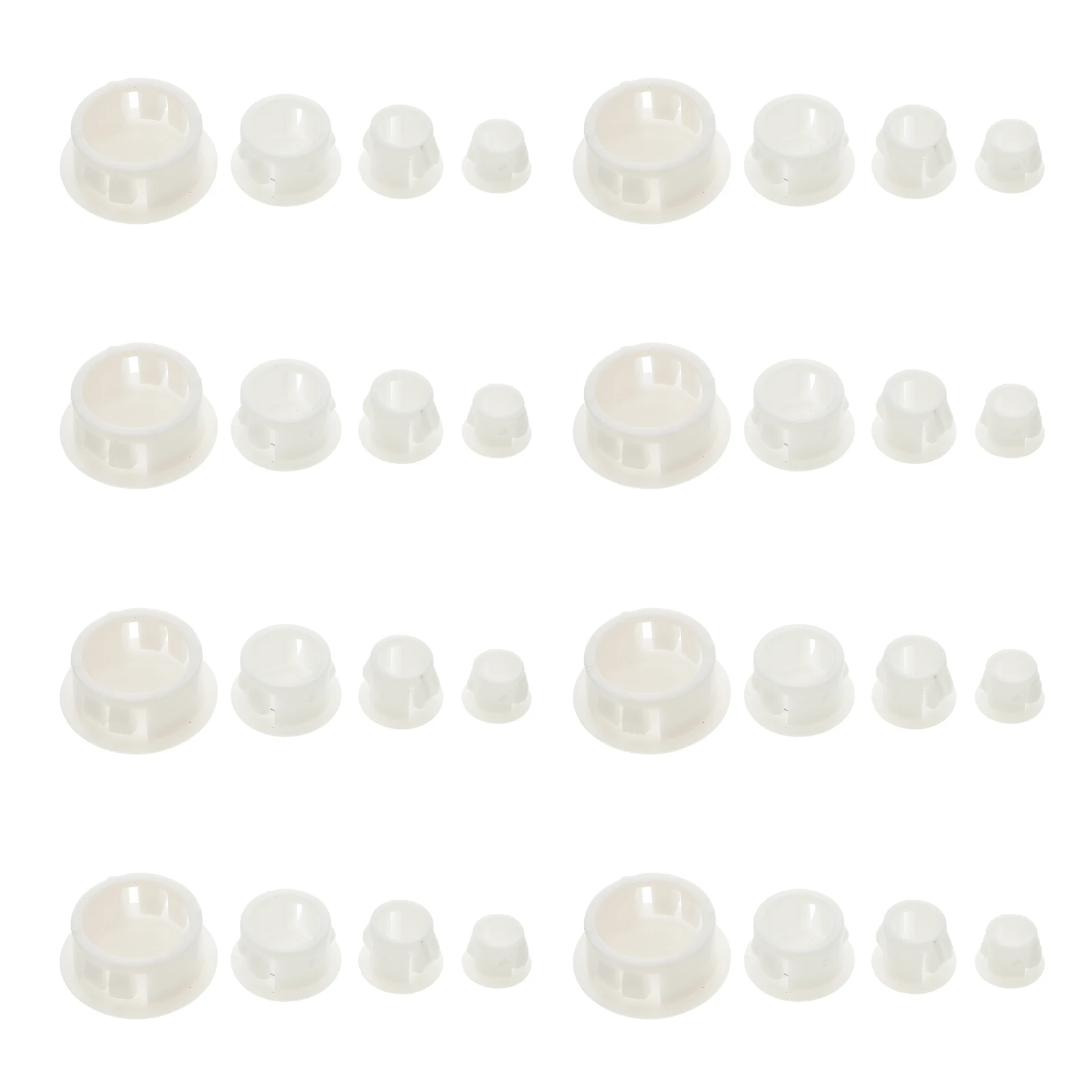 

27Pcs Professional Screw Decoration Caps Protective Covers for Screws No Burrs Comfortable Hand Feel White Plastic Screw Covers