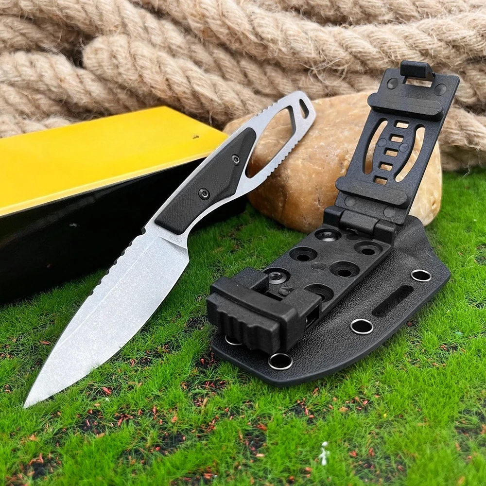 

Portable Utility Multi-purpose Outdoor Fixed Blade Hunting Knife BK635 Tactical Camping EDC Straight Knife Stainless Steel Blade