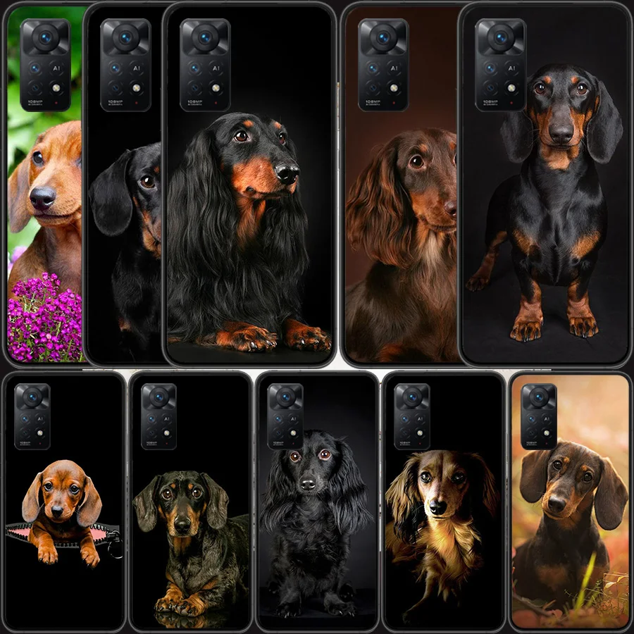 Dachshund Doberman Dog Phone Case For Xiaomi Redmi Note 12 Plus 12S 11 11T Pro 5G 11E 11S 4G 10 10S 9 9S 9T 8 8T 7 6 5 Cover She 