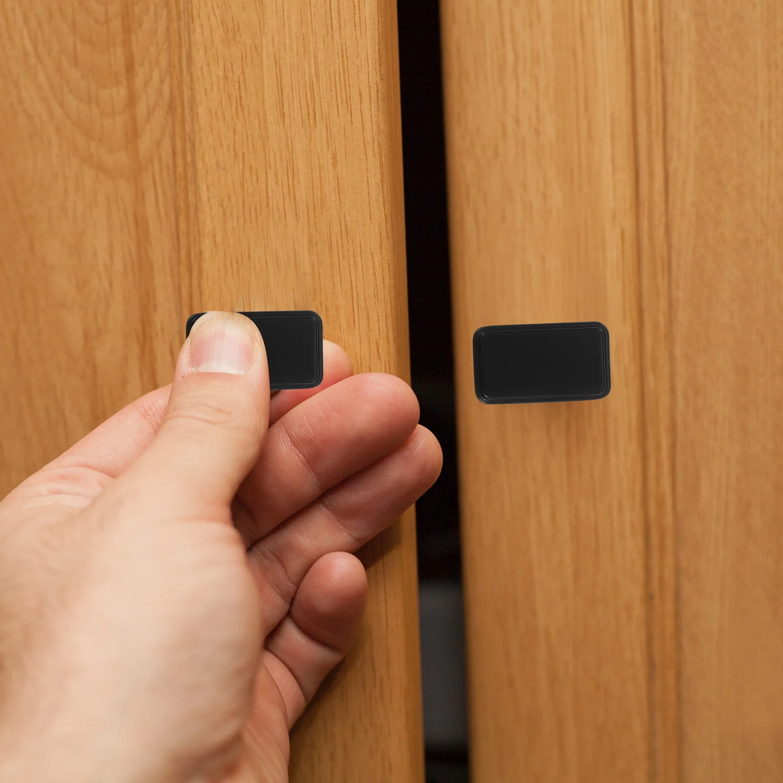 

6pcs Black Cabinet Handles Zinc Alloy Durable Metal Drawer Pulls For Furniture Wardrobe Closet Door Replacement Pull Handle