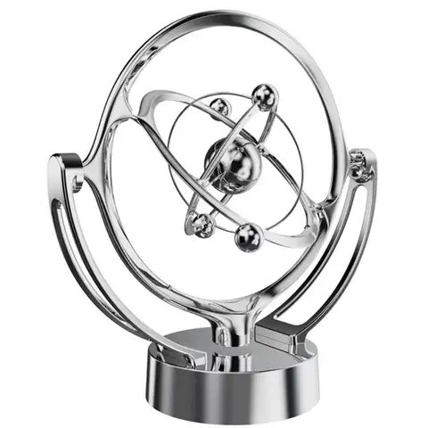 Colorful Galaxy Universe Celestial Swinger Magnetic Rotating Earth Perpetual Motion Device Electric Chaos Pendulum Science Decor